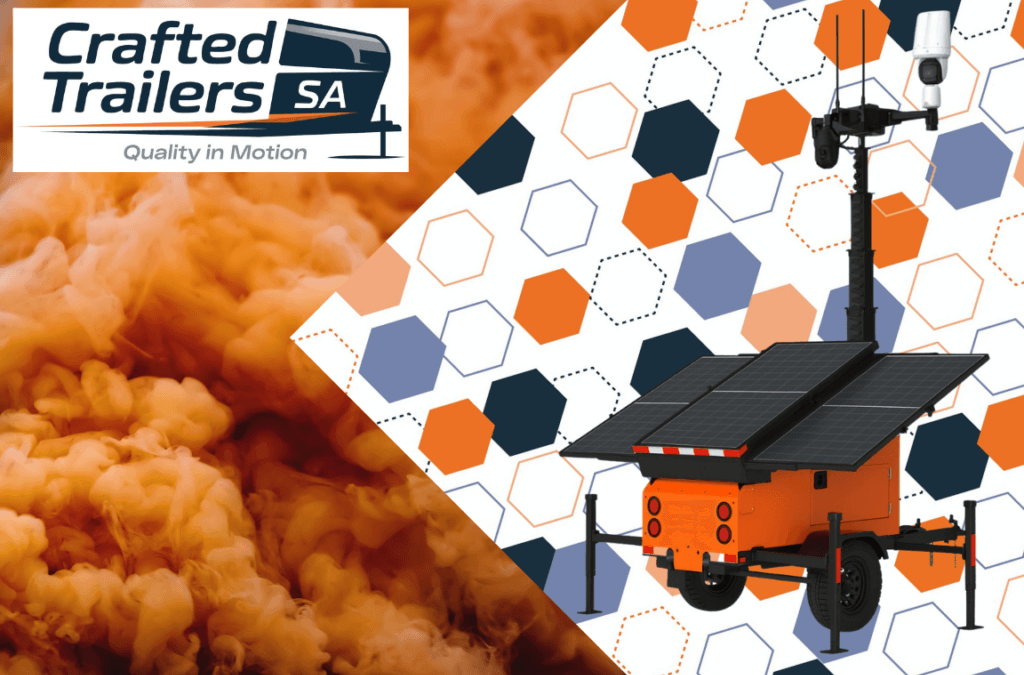 Solar Trailers in Africa for Mining, Construction & Security | Crafted Trailers SA